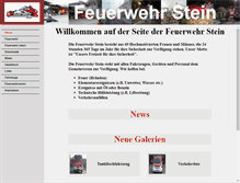 Tablet Screenshot of feuerwehr-stein.ch